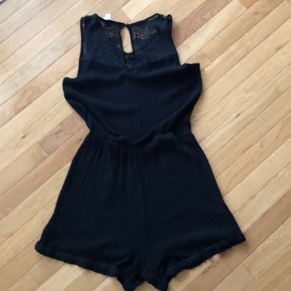 Black Romper by decree sz xl